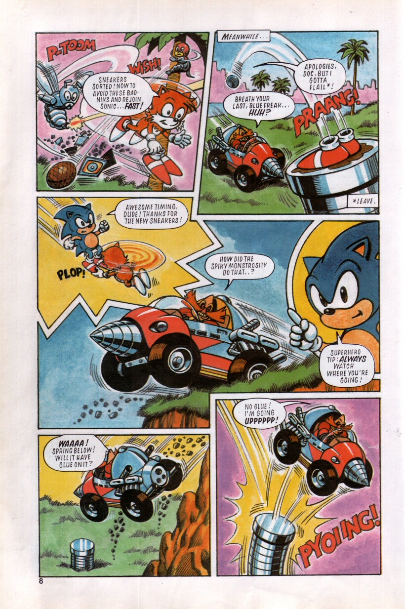 Sonic the Hedgehog Yearbook 1992 Page 4